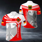 Personalised Germany Coat Of Arms Glory Form Polo Shirt - AL01