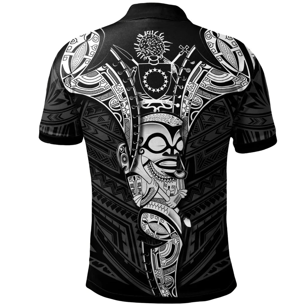 Cook Islands Polynesian Tiki Warrior Style Polo Shirt For Men/Women