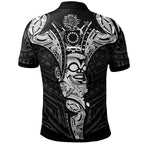 Cook Islands Polynesian Tiki Warrior Style Polo Shirt For Men/Women