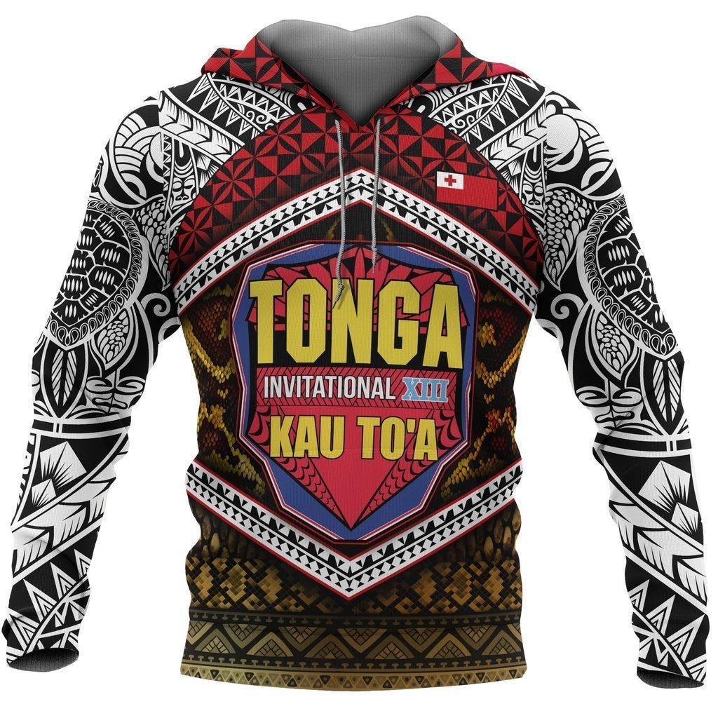 Tonga in My Heart Polynesian Tattoo Style Hoodie