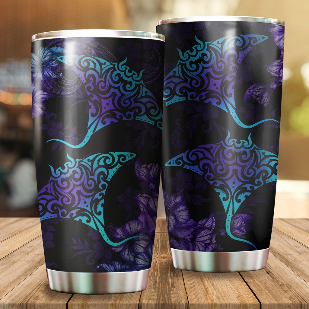 Beautiful Ray Hibiscus Stainless Steel Tumbler – 20oz/30oz