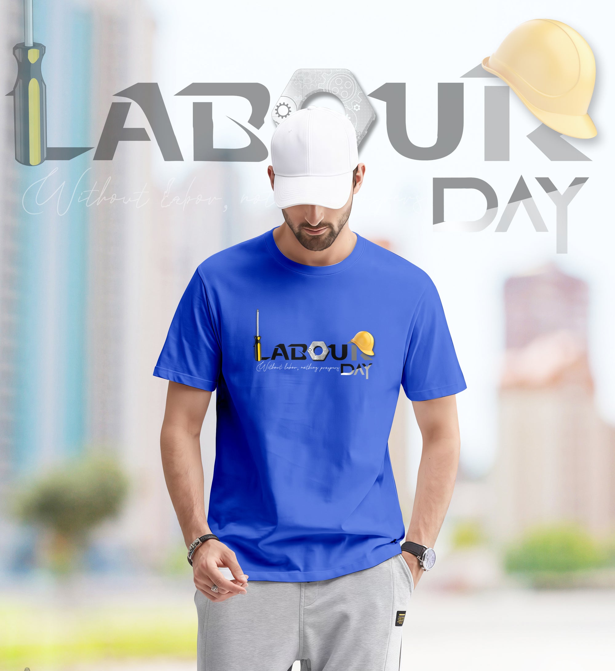 Hard Work Pays Off – Labour Day 2D T-Shirt - TH02