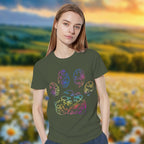 Love in Every Pawprint - 2D T-Shirt For Men/Women - TH02