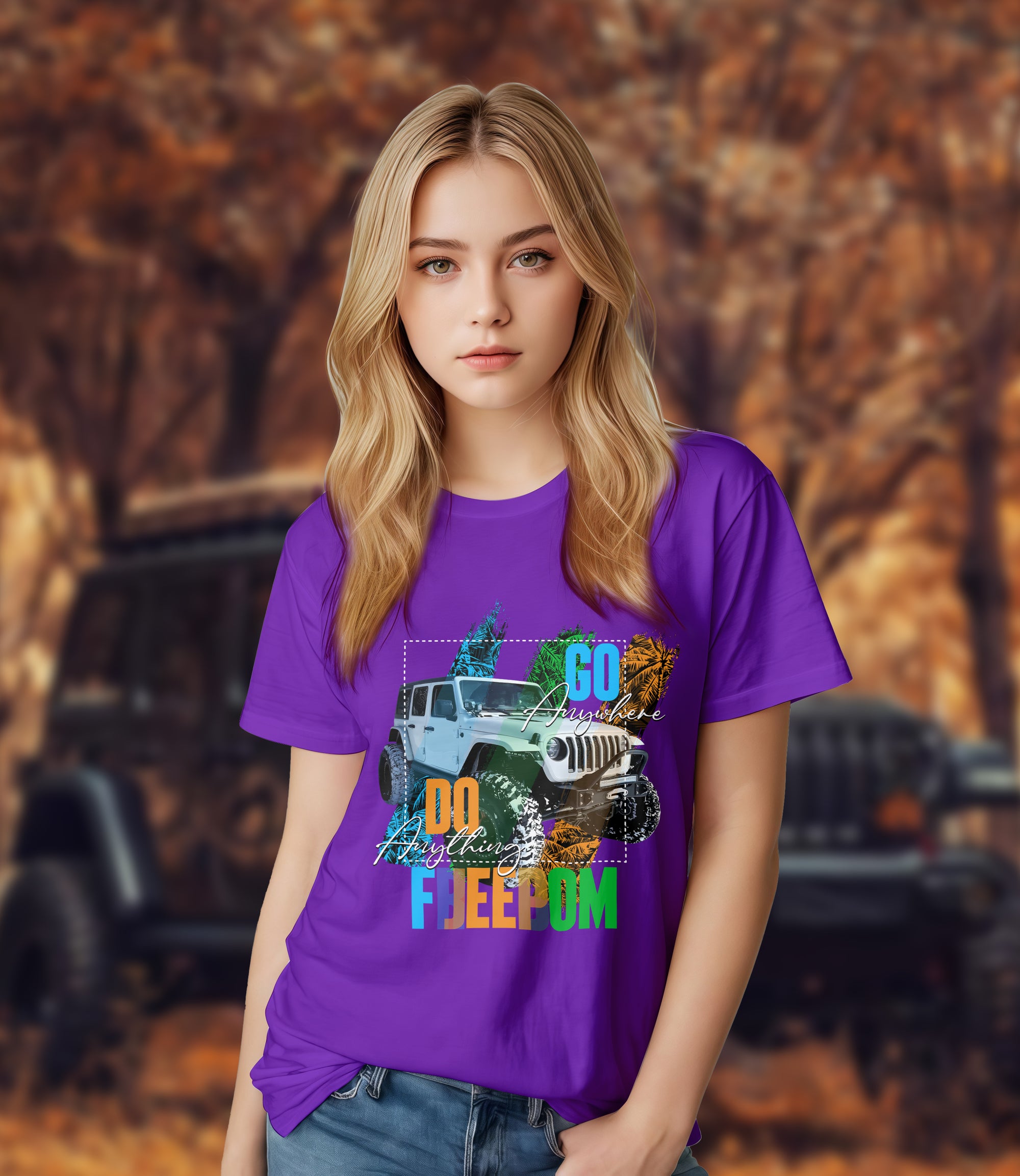 Go Anywhere - Do anything - 2D T-Shirt - TH02