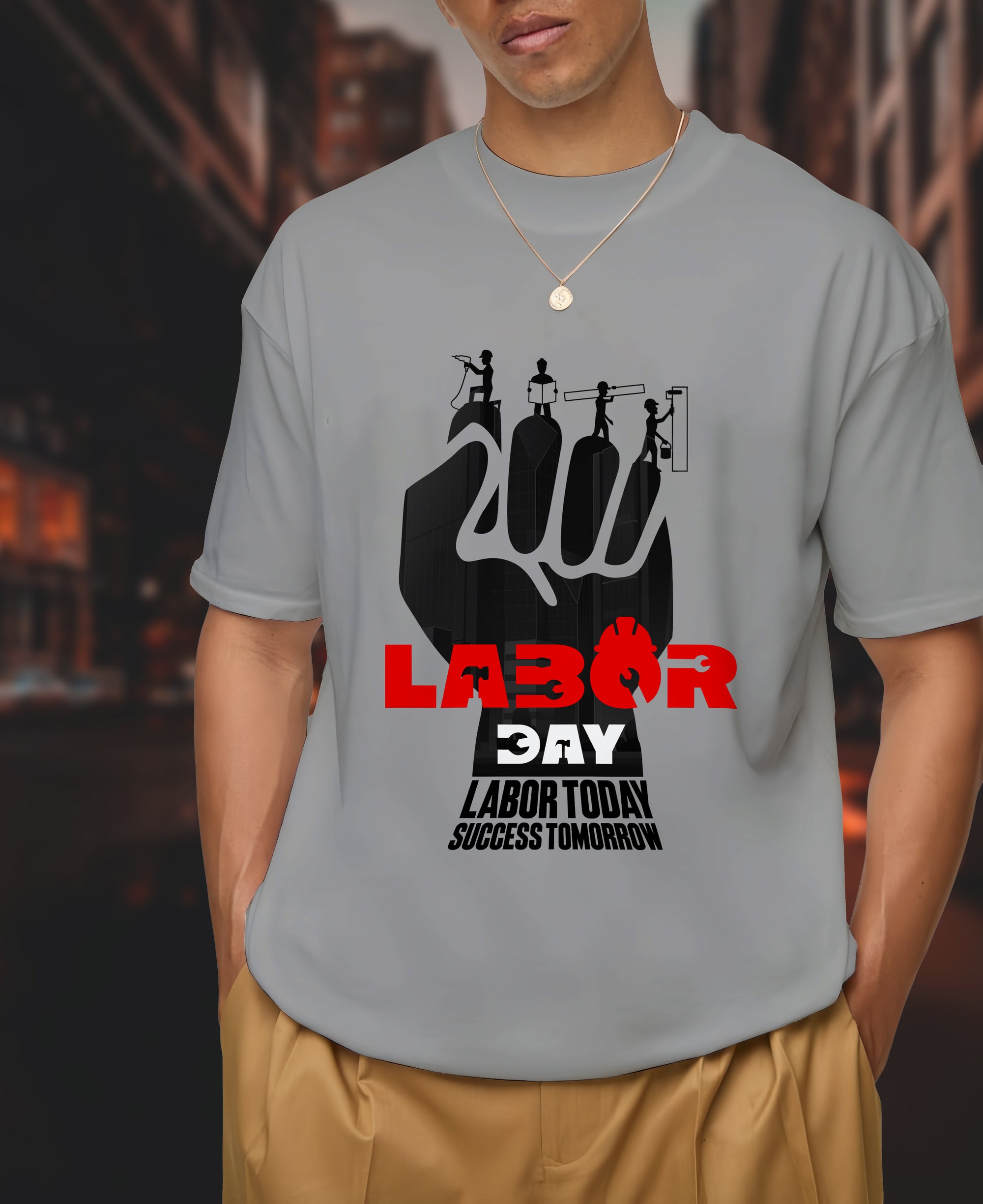 Labor Today - Succsess Tomorrow - 2D T-Shirt - TH02