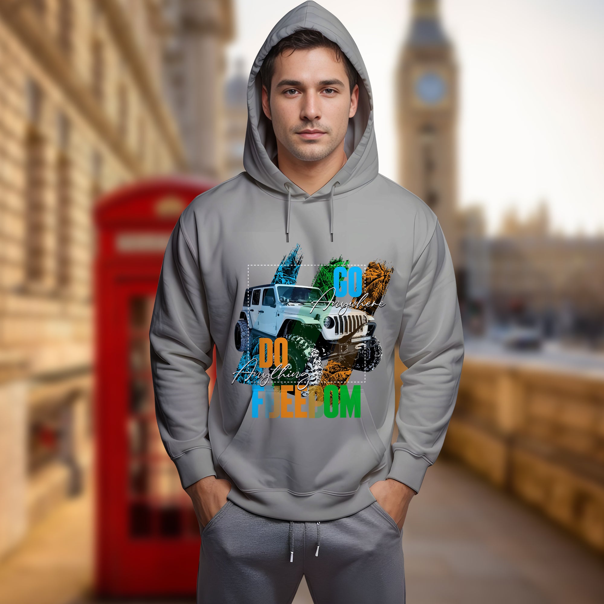 Go Anywhere - Do anything - 2D Hoodie For Men/Women - TH02