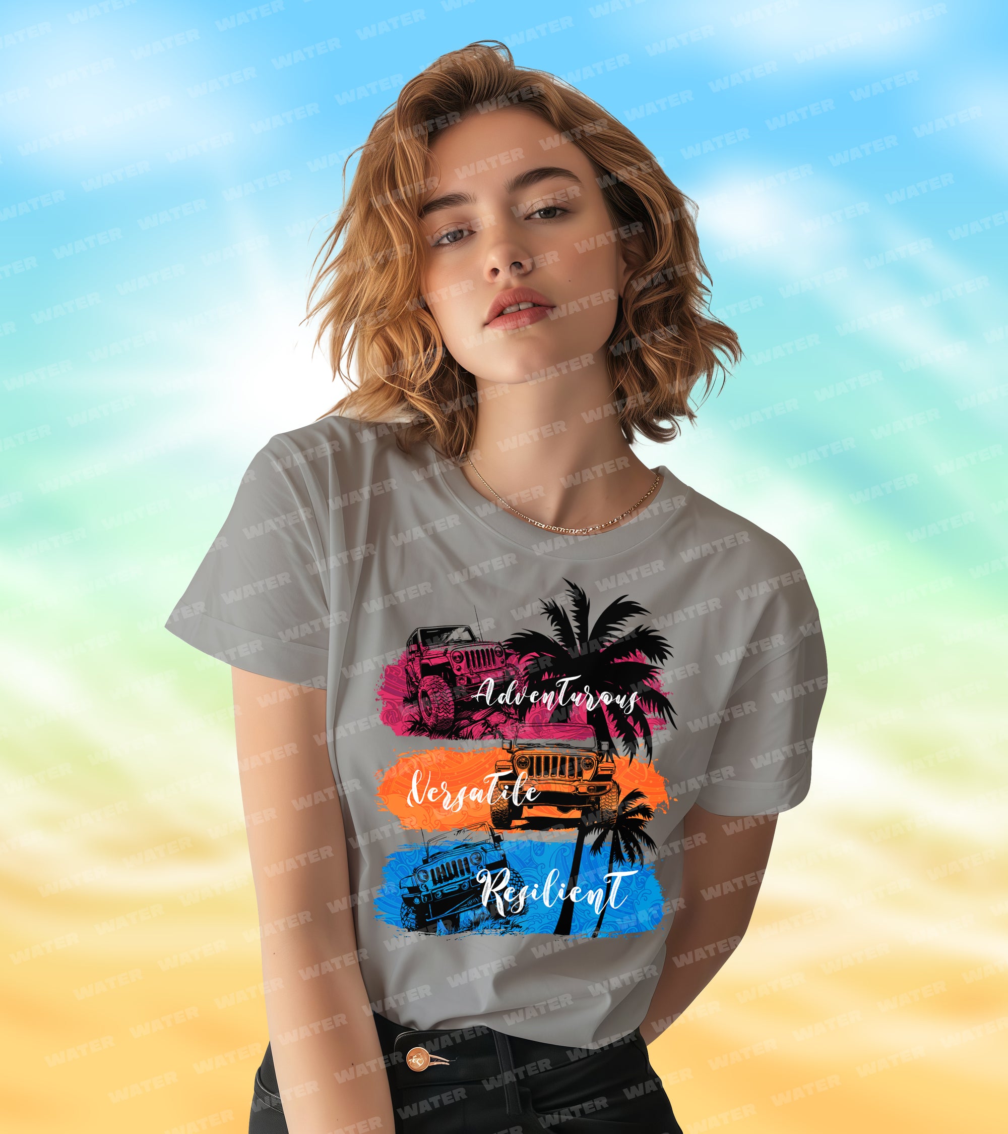AVR Tee – Adventurous, Versatile And Resilient - 2D T-Shirt for Men/Women - TH02