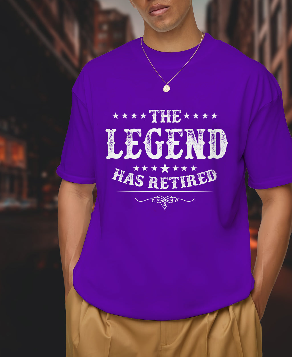 The Legend Has Retired - 2D T-Shirt For Men/Women - TH02