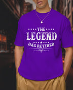 The Legend Has Retired - 2D T-Shirt For Men/Women - TH02
