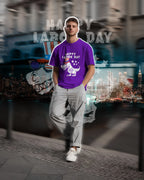 Funny Labour Day T-Rex T-Shirt – 2D Dinosaur Graphic - TH02