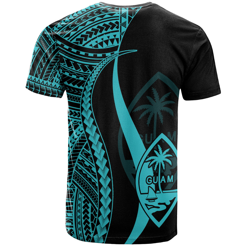 Personalised - Guam Polynesian Tentacle Tribal Pattern T-shirt Unisex