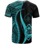 Personalised - Guam Polynesian Tentacle Tribal Pattern T-shirt Unisex