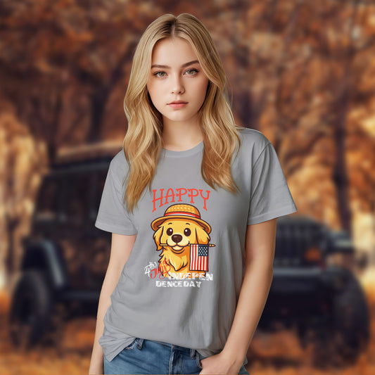 Happy Independence Day - 2D T-Shirt For Men/Women - AL01