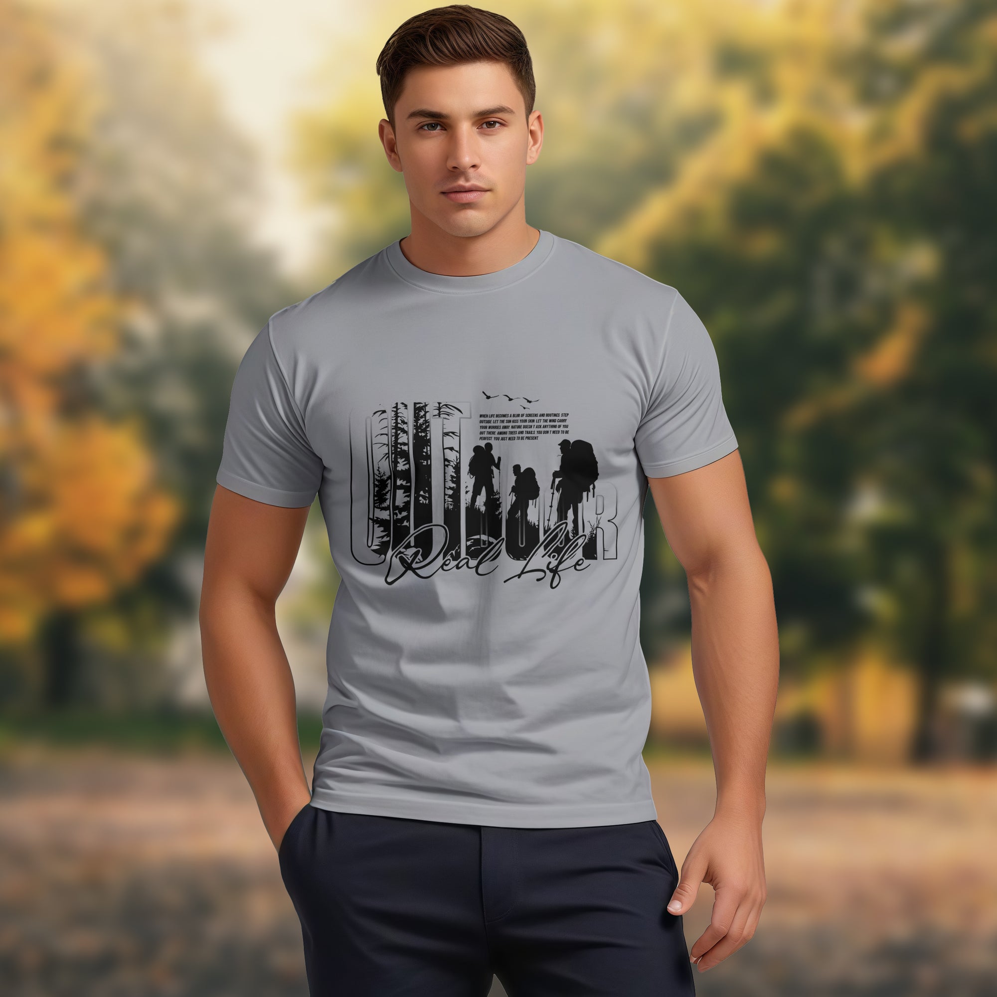 Get Real - Go Outside 2D T-Shirt