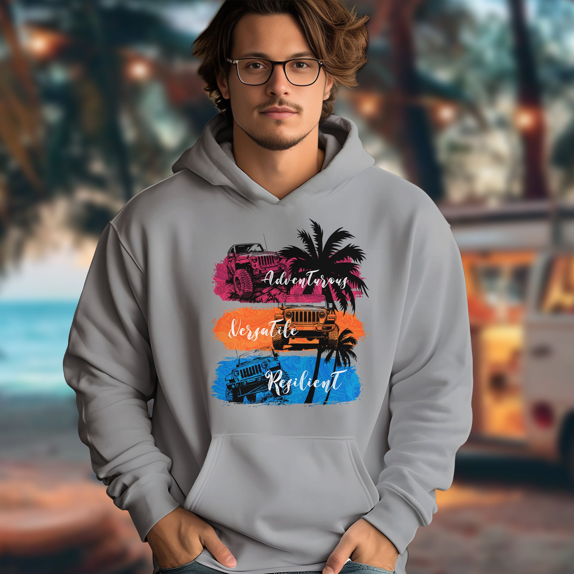 Adventurous, Versatile And Resilient - 2D Hoodie For Men/Women - TH02