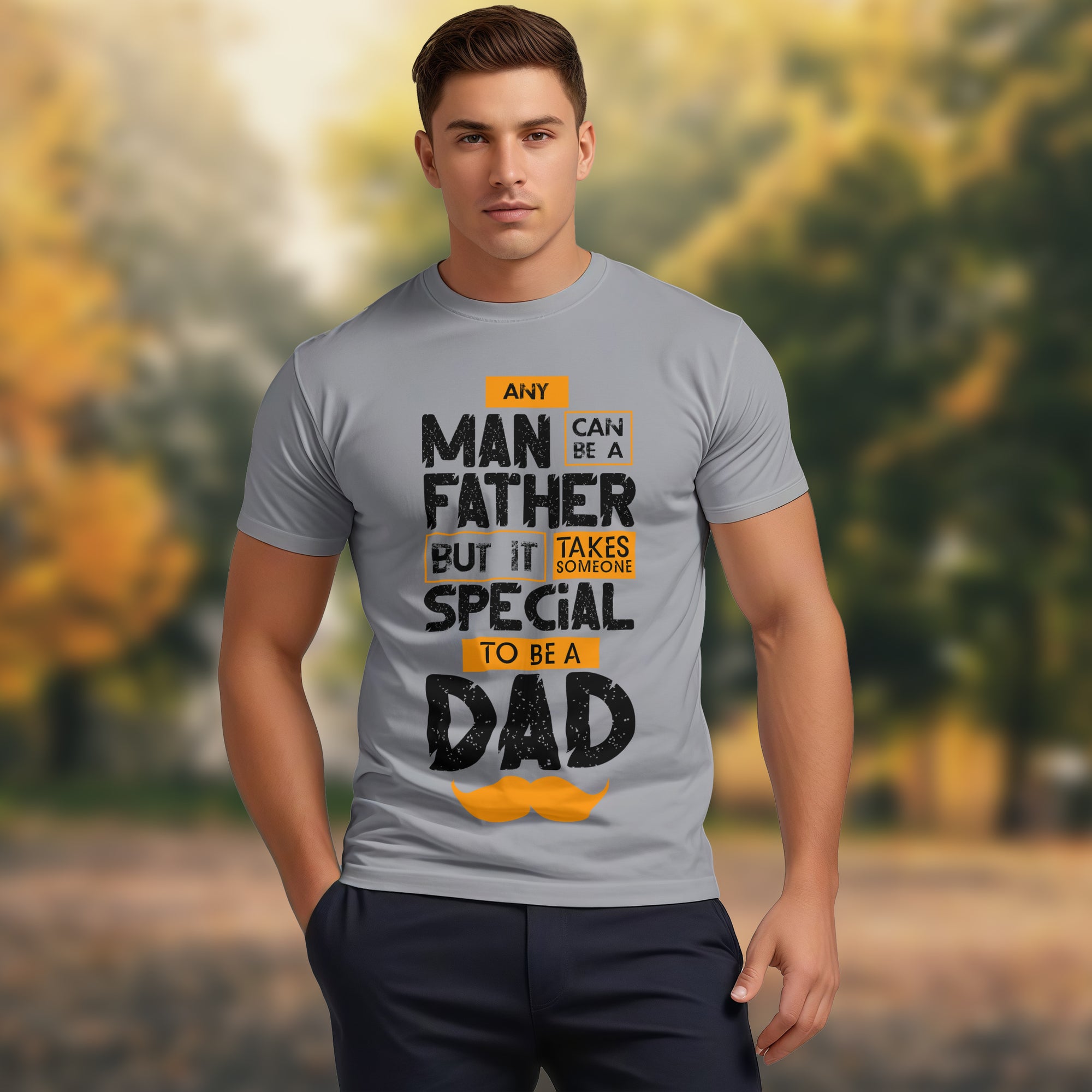 Any Man Can Be A Father - 2D T-Shirt For Men/Women - TH02