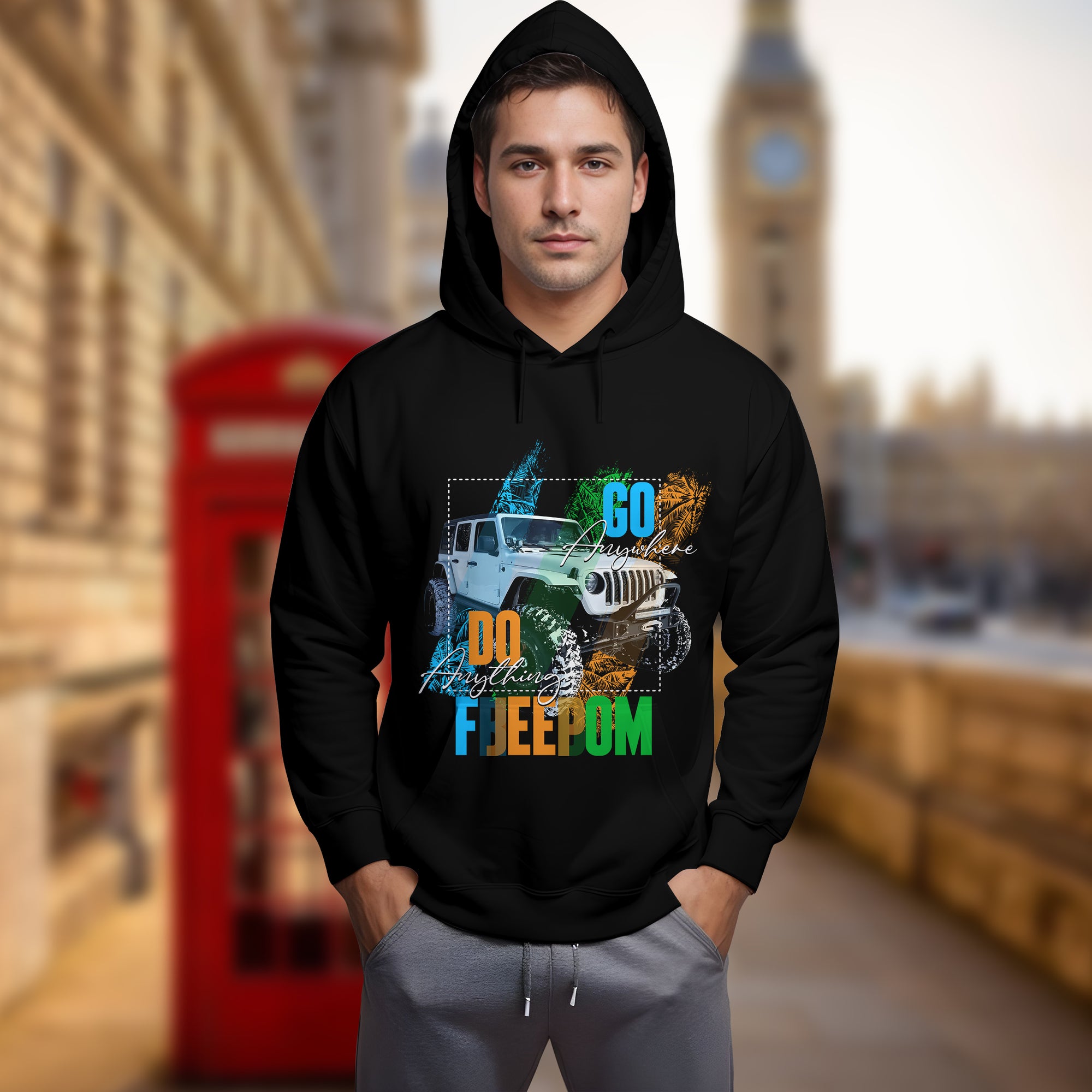 Go Anywhere - Do anything - 2D Hoodie For Men/Women - TH02