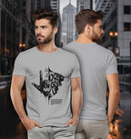 Personalized Motivation Tee – Don’t Give Up Hand Sign 2D T-Shirt - TH02