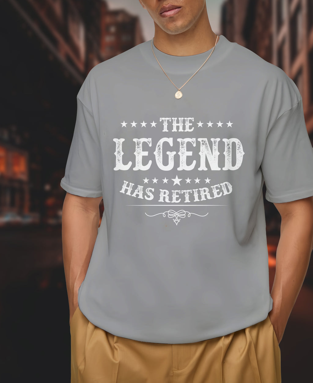 The Legend Has Retired - 2D T-Shirt For Men/Women - TH02