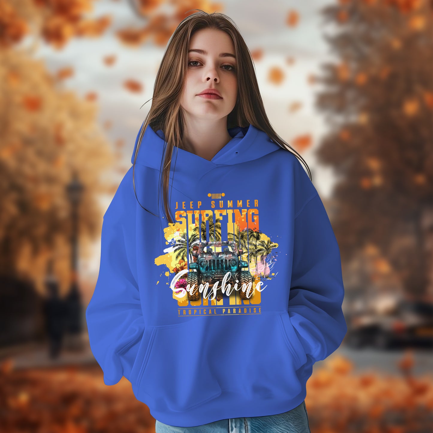 Sunshine Jeep Escape - 2D Hoodie For Men/Women - TH02
