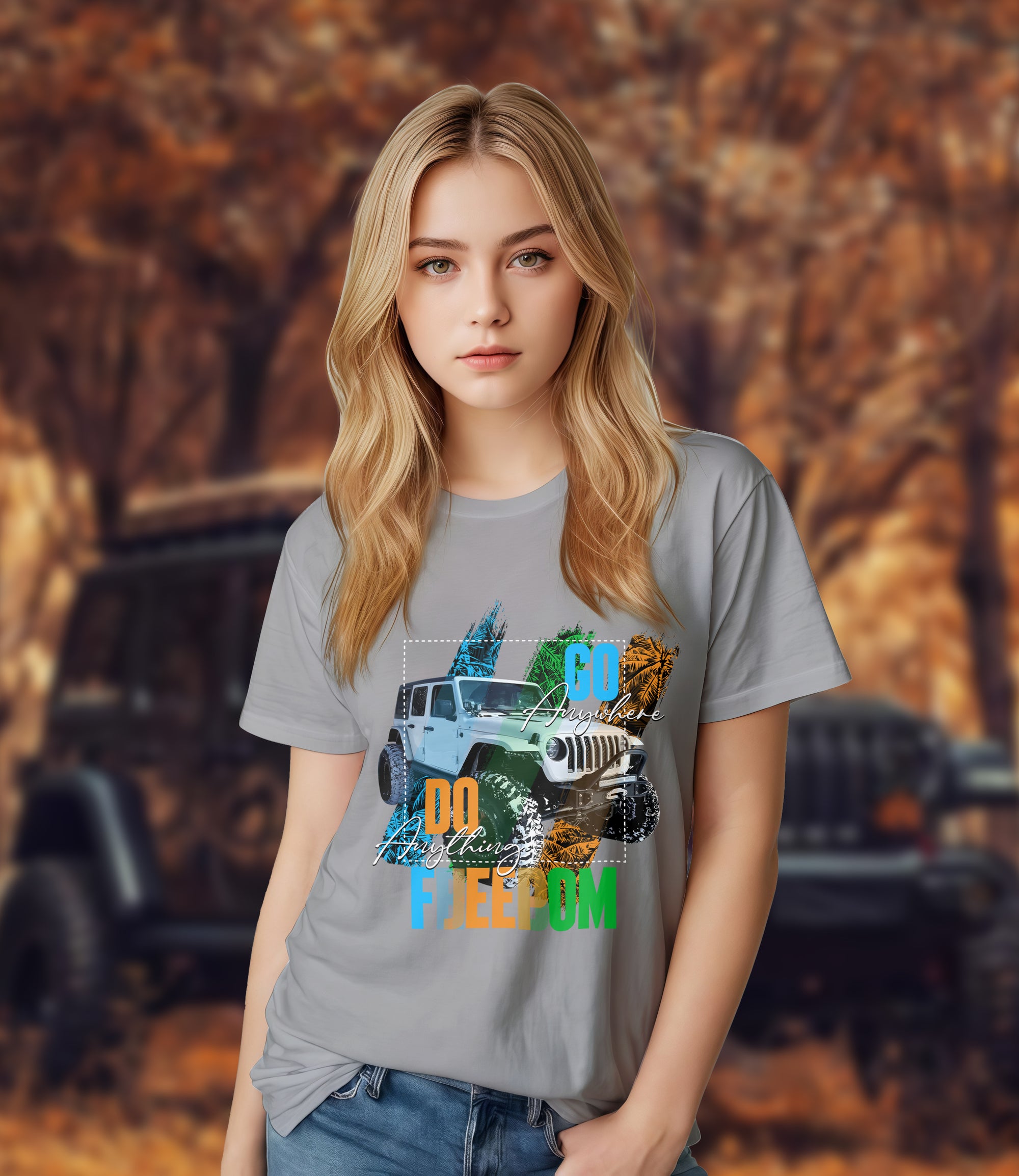 Go Anywhere - Do anything - 2D T-Shirt - TH02