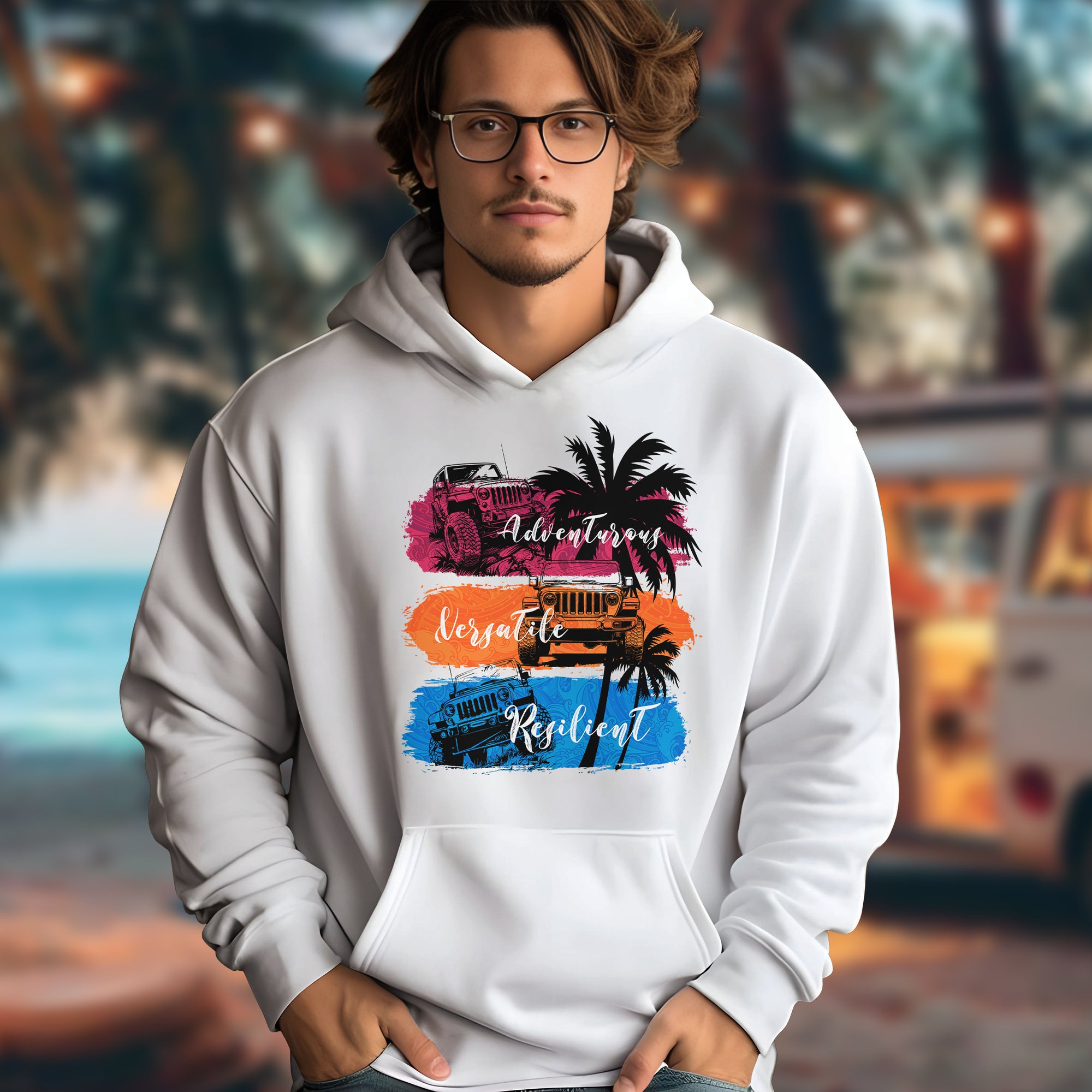 Adventurous, Versatile And Resilient - 2D Hoodie For Men/Women - TH02