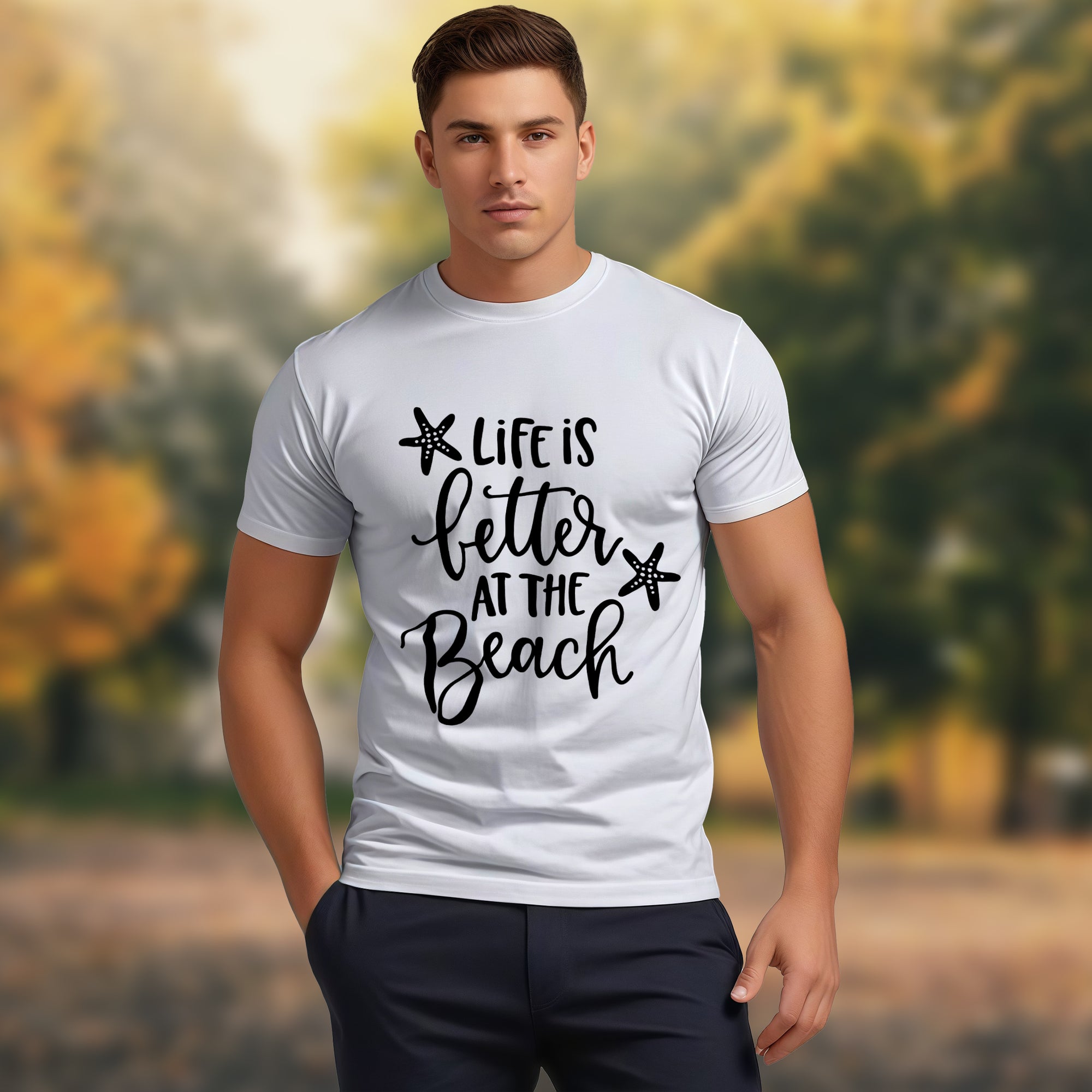 Life Is Better At The Beach - 2D T-Shirt For Men/Women - TH02