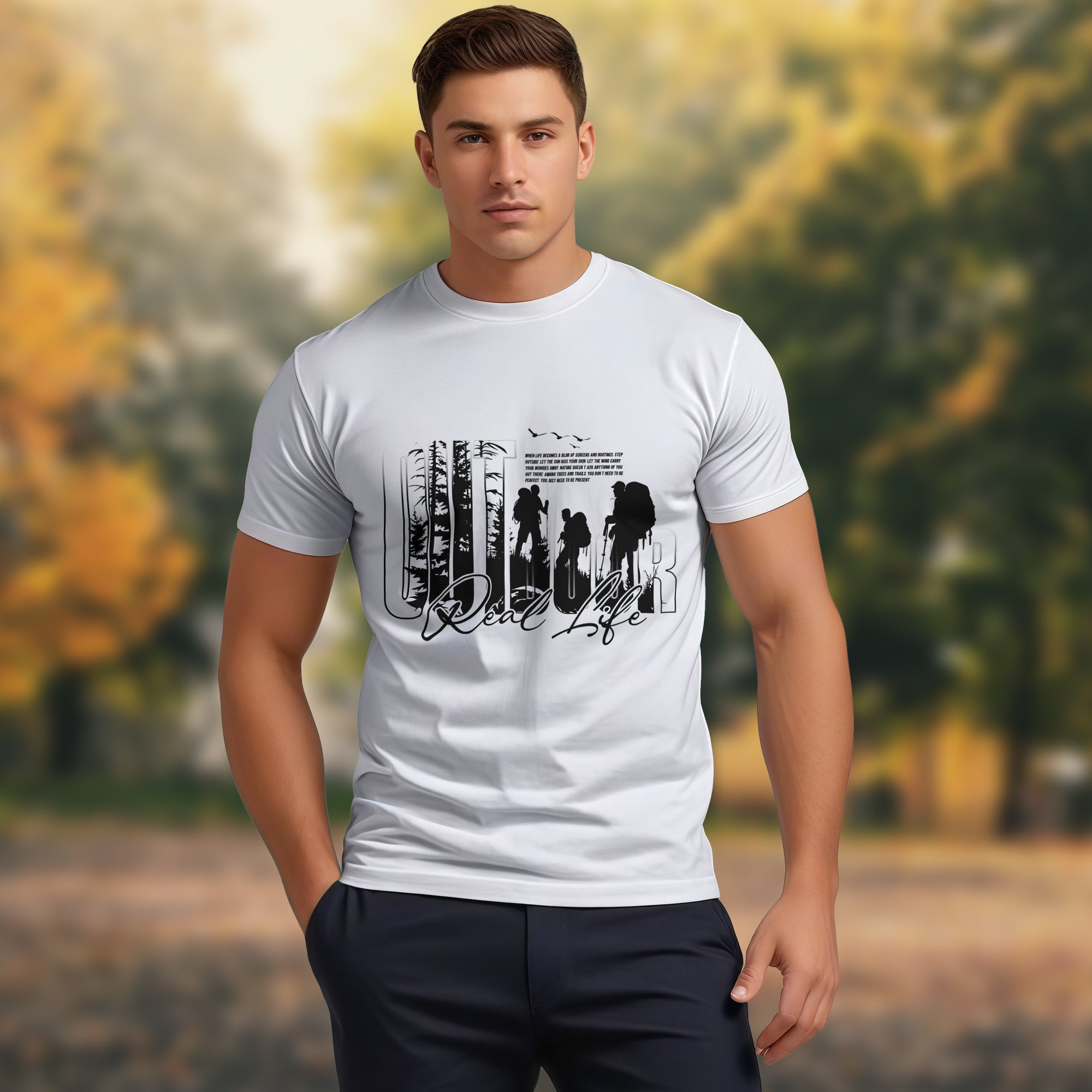 Get Real - Go Outside 2D T-Shirt