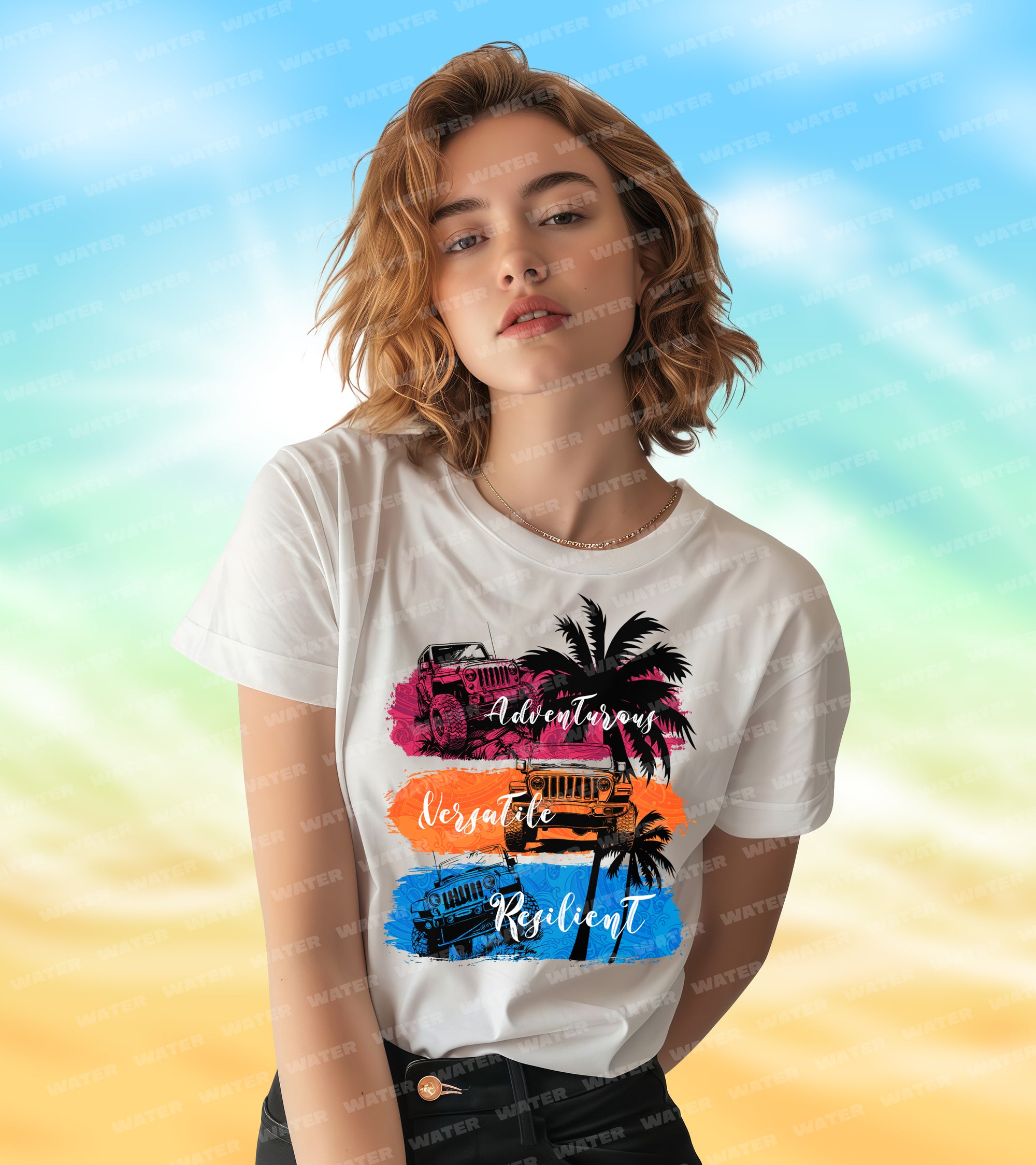 AVR Tee – Adventurous, Versatile And Resilient - 2D T-Shirt for Men/Women - TH02