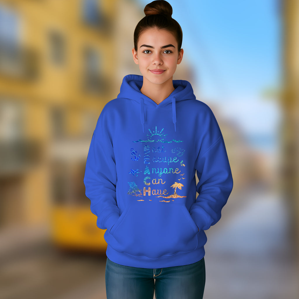 BEACH - Best Escape Anyone Can Have - 2D Hoodie For Men/Women - TH02