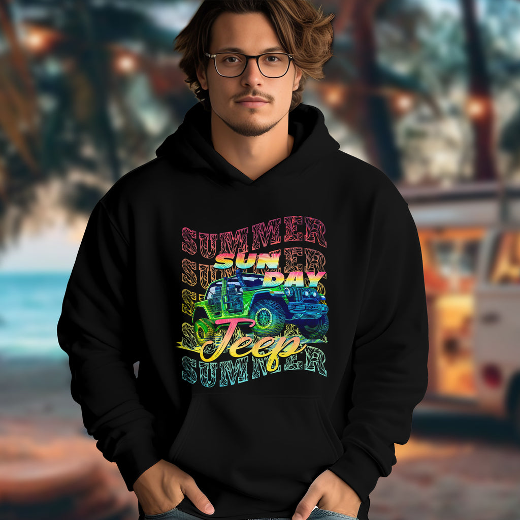 Jeep With Sunday - 2D Hoodie For Men/Women - TH02