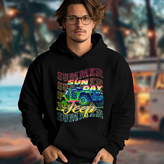 Jeep With Sunday - 2D Hoodie For Men/Women - TH02