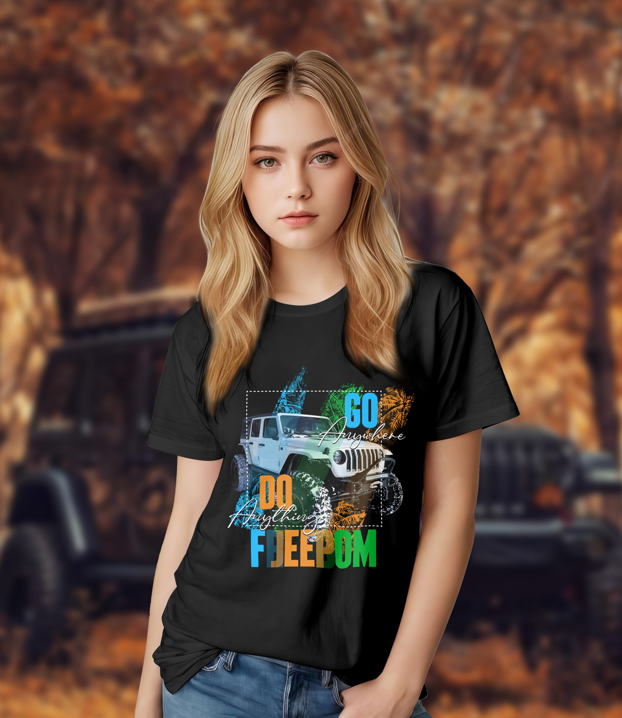 Go Anywhere - Do anything - 2D T-Shirt - TH02