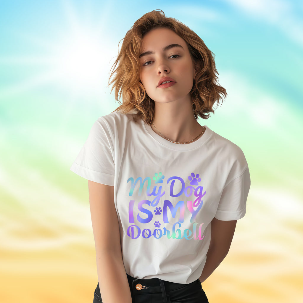 My Dog Is My Doorbell - 2D T-Shirt For Men/Women - TH02
