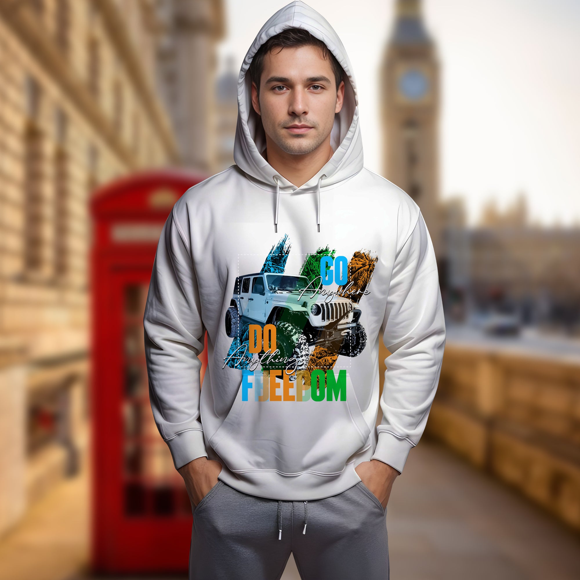 Go Anywhere - Do anything - 2D Hoodie For Men/Women - TH02