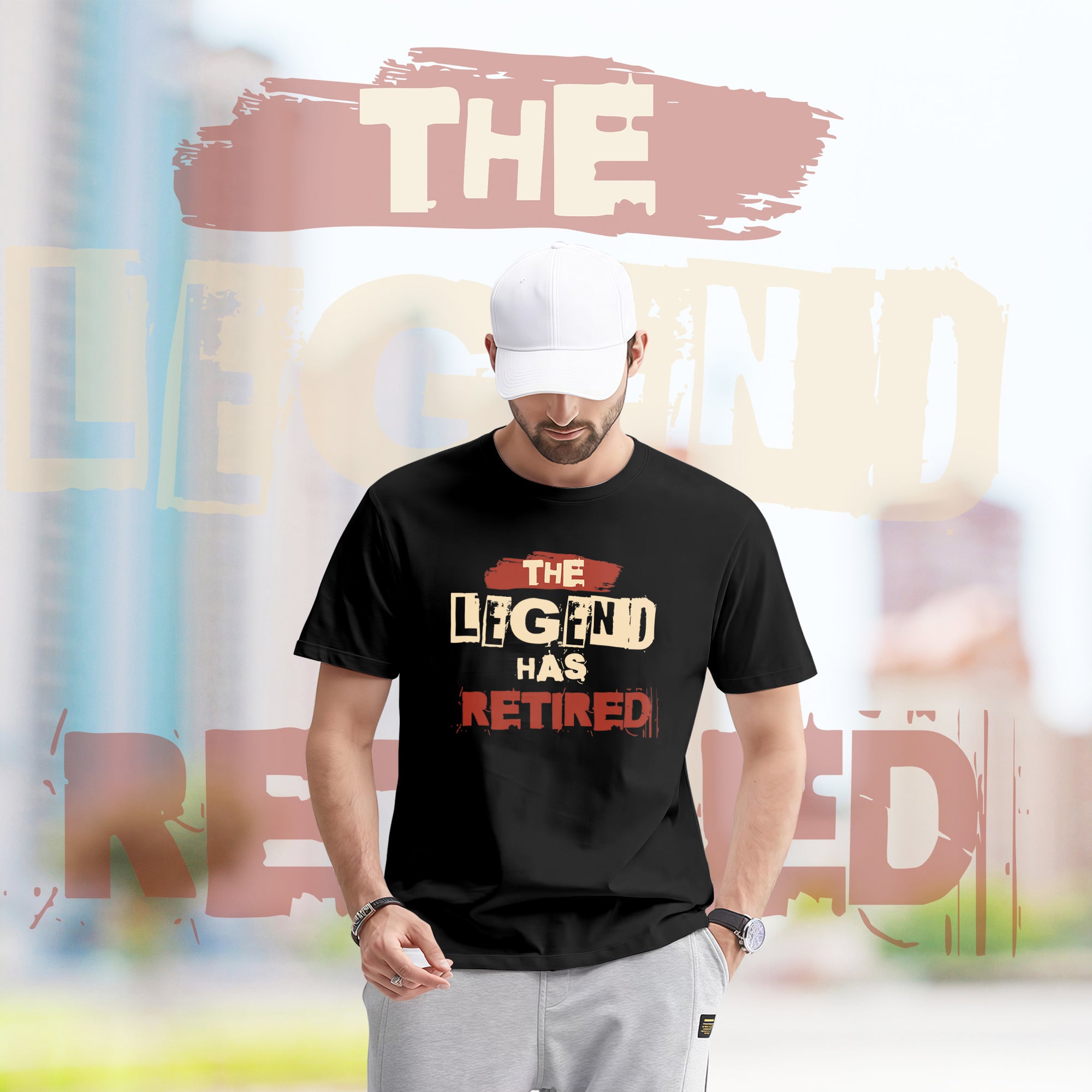 Farewell Tee – The Legend Has Retired - 2D T-Shirt For Men/Women - TH02