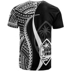 Personalised - Guam Polynesian Tentacle Tribal Pattern T-shirt Unisex