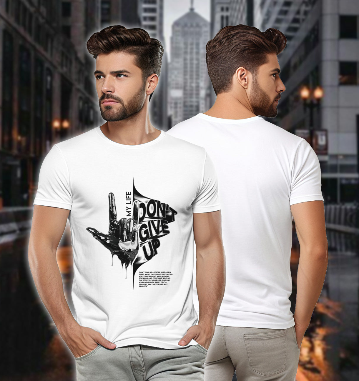 My Life, My Fight – Don’t Give Up 2D T-Shirt - TH02