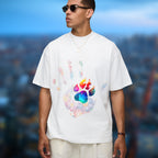Side by Side – Hand & Paw - 2D T-Shirt For Men/Women - TH02