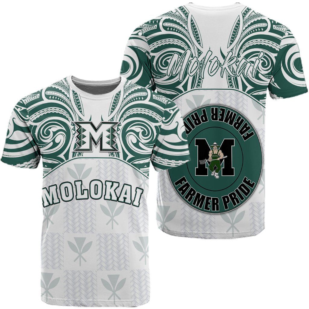 Hawaii Kanaka Molokai High School Demodern Style T-shirt Unisex