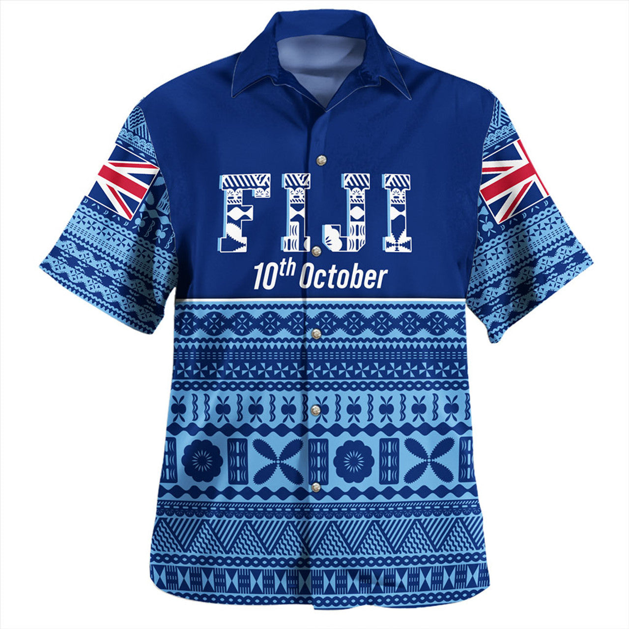 Fiji Happy Independence Day Hawaiian Shirt Unisex
