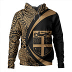 Fiji Coat Of Arm Lauhala Circle Hoodie Unisex