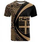 Fiji Coat Of Arm Lauhala Circle T-shirt Unisex