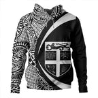 Fiji Coat Of Arm Lauhala Circle Hoodie Unisex