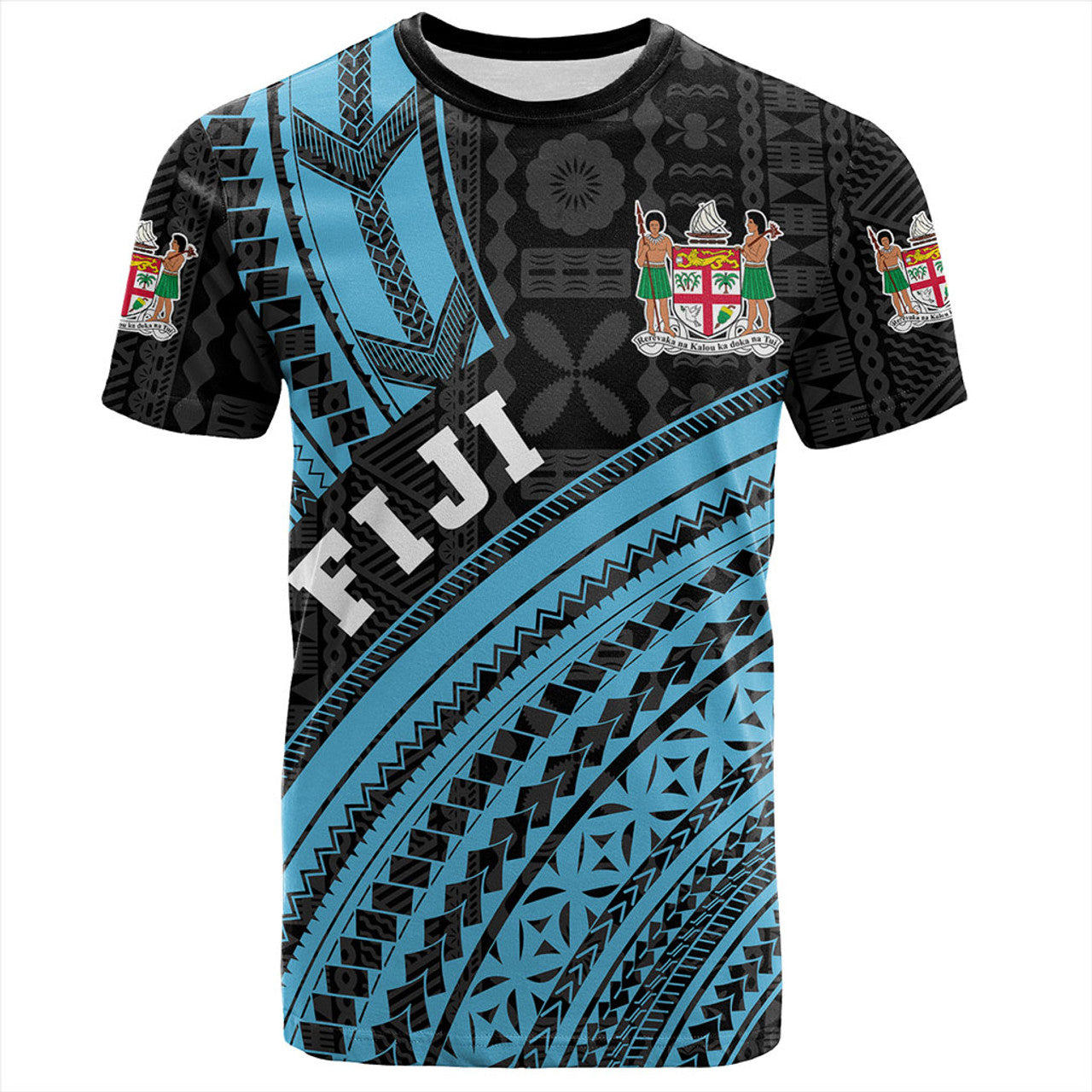 Personalised - Fiji Melanesian Tattoo Simple Polynesian Style T-shirt Unisex