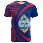 Guam Coat Of Arm Lauhala Circle T-shirt Unisex