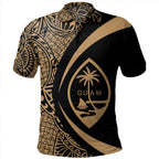 Guam Coat Of Arm Lauhala Circle Polo Shirt Unisex