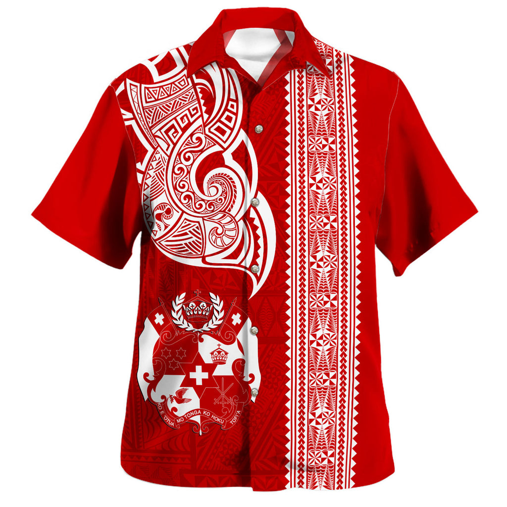 Tonga Polynesian Tribal Tattoo Hawaiian Shirt For Men/Women