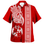 Tonga Polynesian Tribal Tattoo Hawaiian Shirt For Men/Women