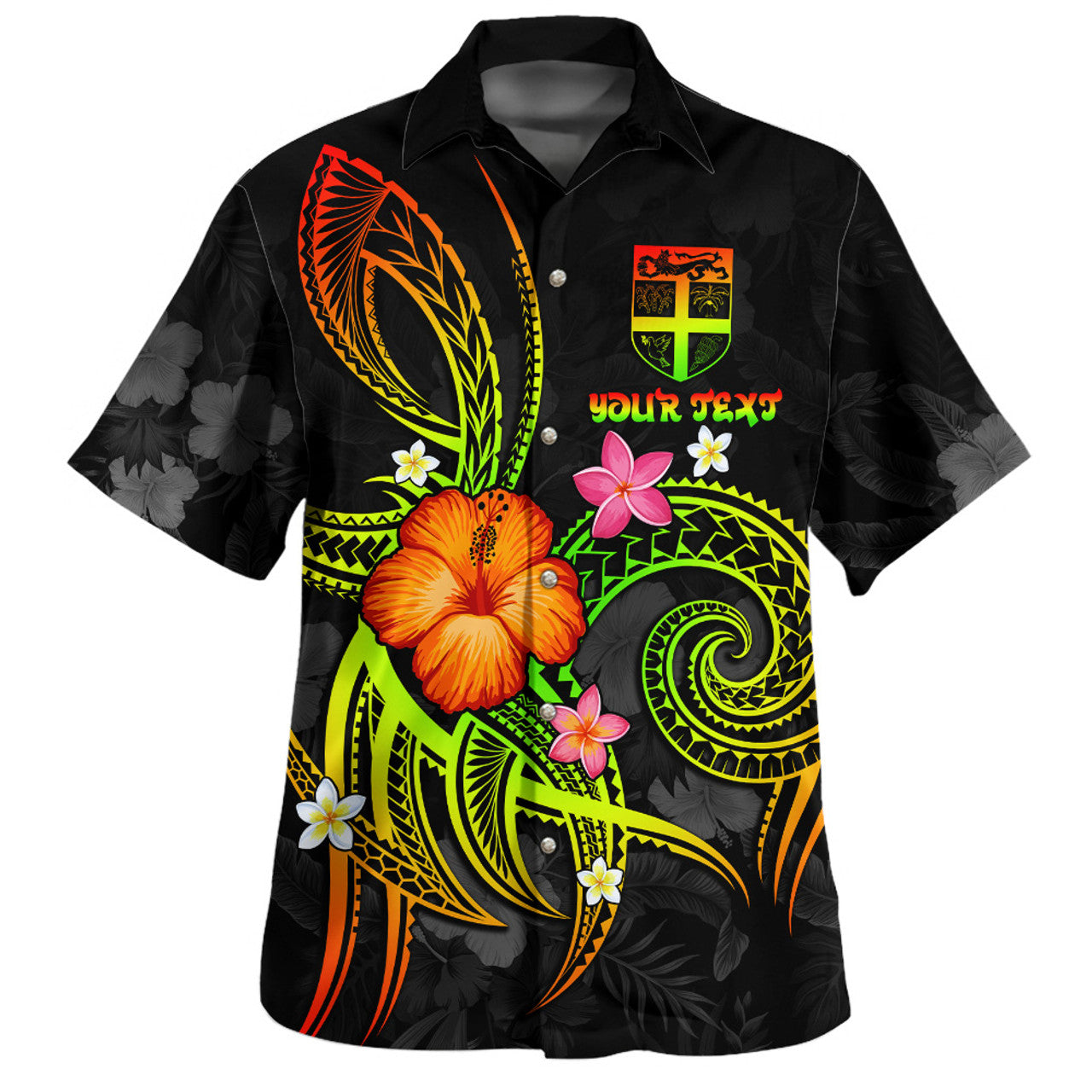 Personalised - Fiji Legend of Fiji With Color ver1 Hawaiian Shirt Unisex